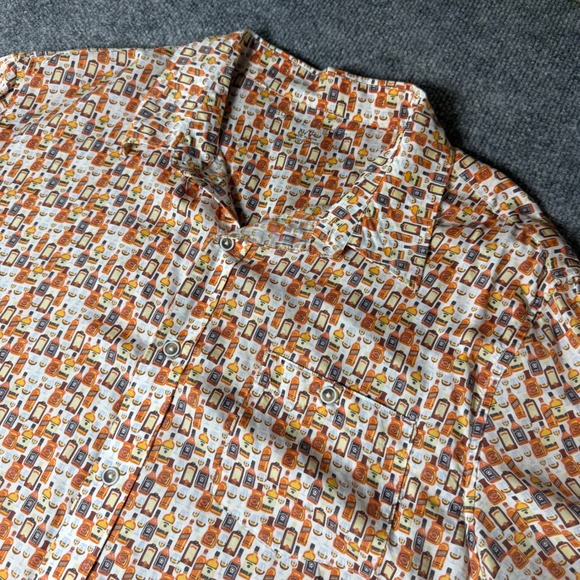 Age Of Wisdom Other - Age of Wisdom Men's XL Novelty‎ Liquor Bottle Print Short Sleeve Shirt AOP